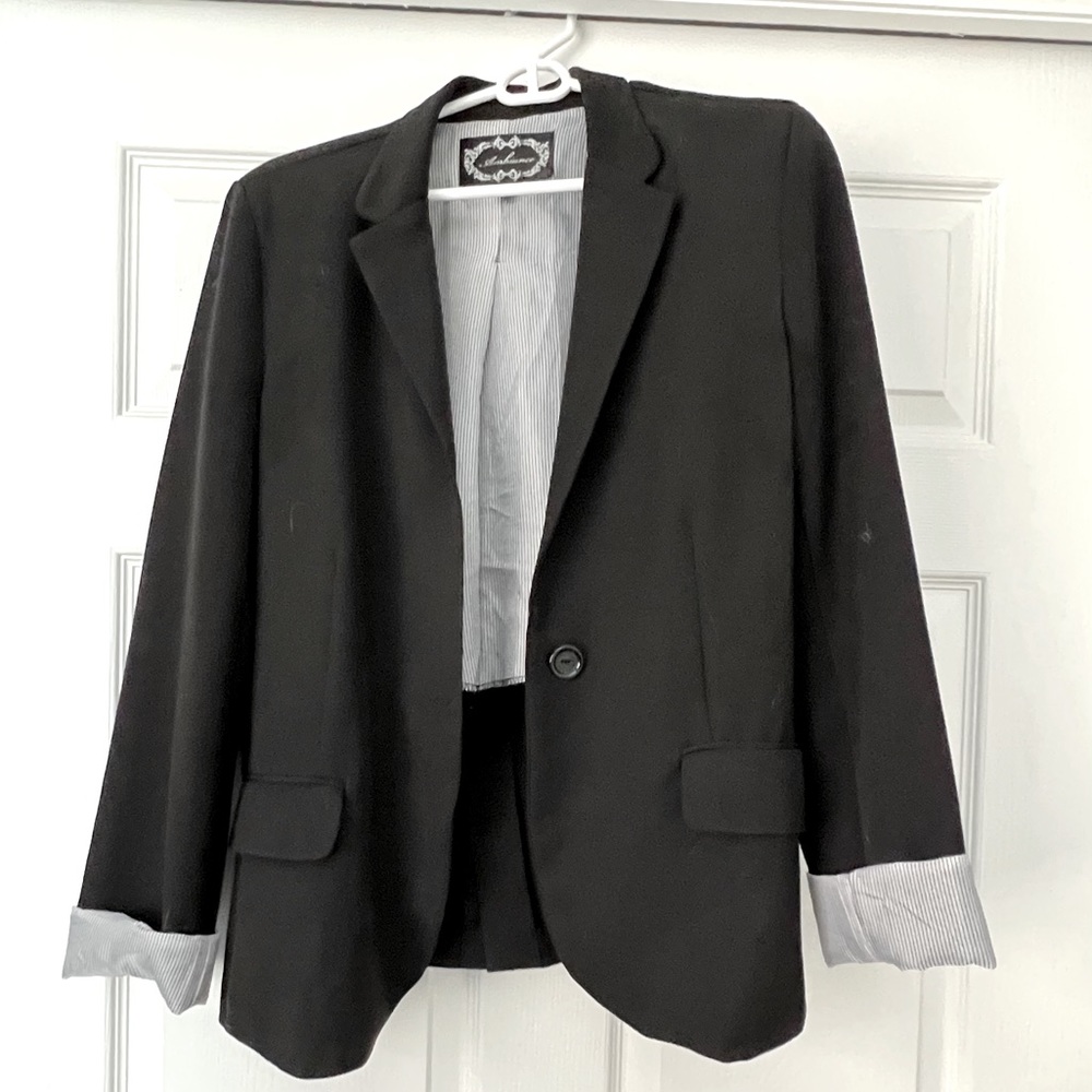 Women’s Black Ambiance Oversized Blazer